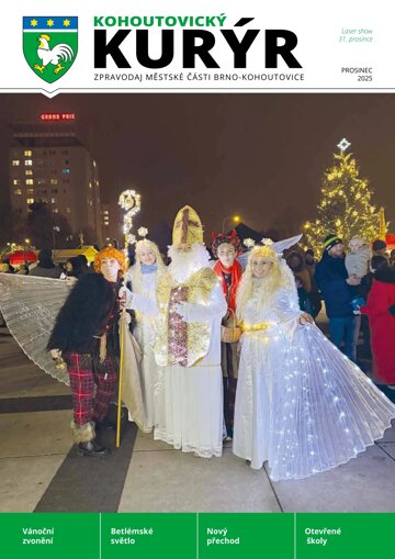 Obálka e-magazínu Kohoutovický Kurýr 12/2025