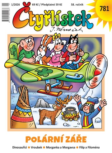 Obálka e-magazínu Čtyřlístek 1/2026