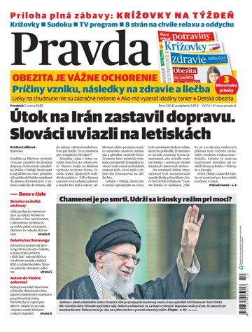 Obálka e-magazínu Pravda 2. 3. 2026