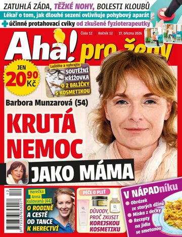 Obálka e-magazínu AHA! pro ženy 12/2026