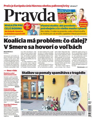 Obálka e-magazínu Pravda 1. 10. 2026