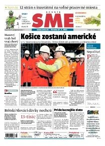 Obálka e-magazínu SME 27.3.2013