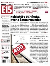 Obálka e-magazínu E15 16.5.2013