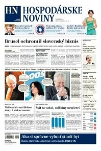 Obálka e-magazínu Hospodárske noviny 08.08.2013