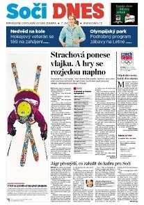 Obálka e-magazínu Soči DNES  7.2.2014