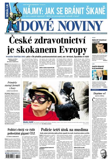 Obálka e-magazínu Lidové noviny 1.2.2016