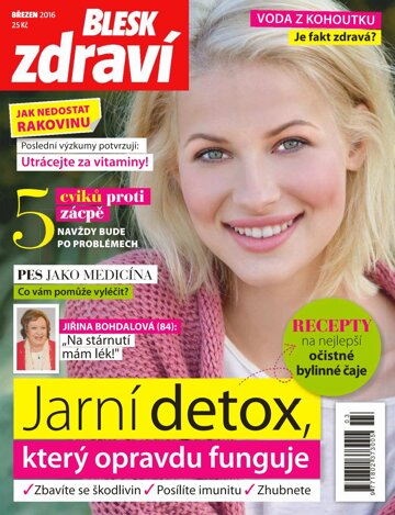 Obálka e-magazínu Blesk Zdraví 3/2016
