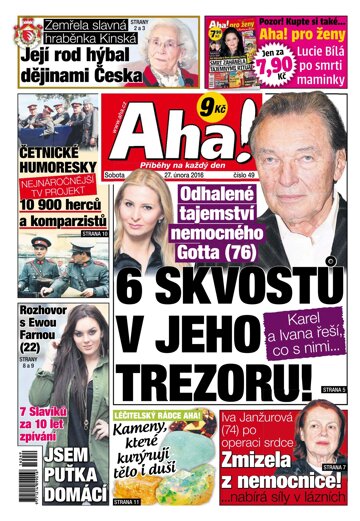 Obálka e-magazínu AHA! 27.2.2016