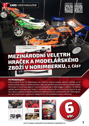 Obálka e-magazínu Modelářský veletrh Norimberk