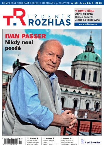 Obálka e-magazínu Týdeník Rozhlas 33/2016