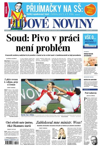 Obálka e-magazínu Lidové noviny 3.4.2017