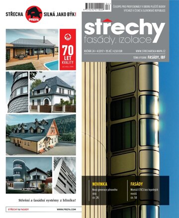 Obálka e-magazínu Střechy-Fasády-Izolace 4/2017