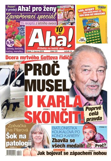 Obálka e-magazínu AHA! 7.6.2019