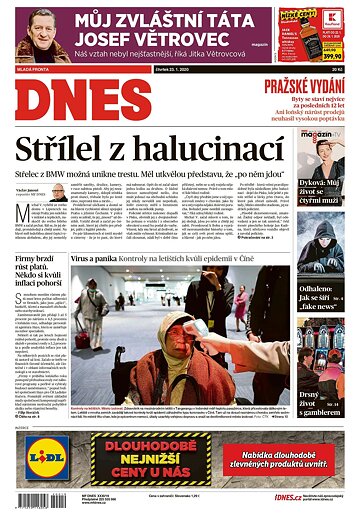 Obálka e-magazínu MF Dnes 23.1.2020