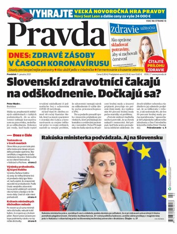 Obálka e-magazínu Pravda 11. 1. 2021