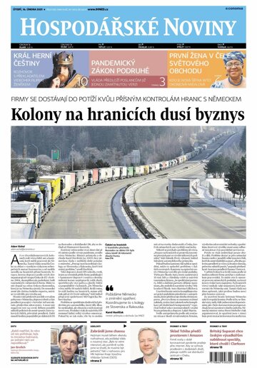 Obálka e-magazínu Hospodářské noviny 032 - 16.2.2021