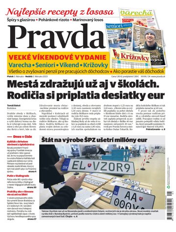 Obálka e-magazínu Pravda 3. 2. 2023