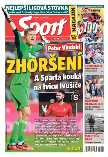 Obálka e-magazínu Sport 4.4.2025