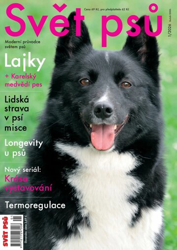 Obálka e-magazínu Svět psů 1/2026