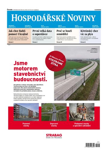 Obálka e-magazínu Hospodářské noviny 245 - 18.12.2025