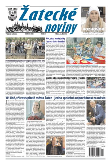 Obálka e-magazínu Žatecké noviny 24/26