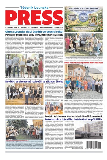 Obálka e-magazínu Lounský press 28/2026