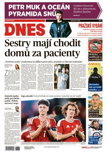 Obálka e-magazínu MF Dnes 30.9.2026
