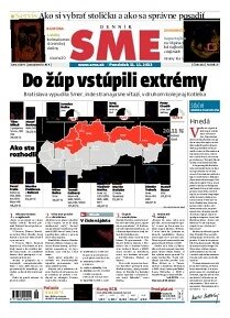 Obálka e-magazínu SME 11.11.2013