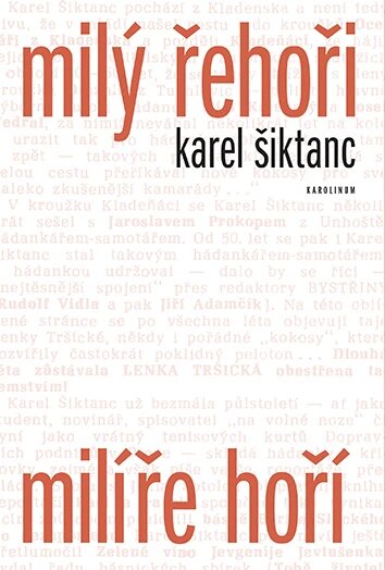 Obálka knihy Milý Řehoři, milíře hoří