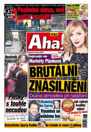Obálka e-magazínu AHA! 25.2.2015