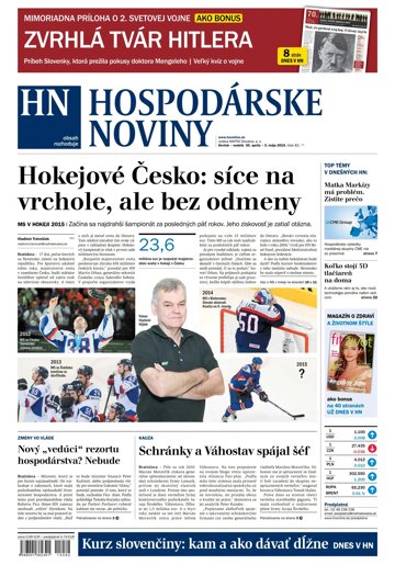 Obálka e-magazínu Hospodárske noviny 30.04.2015