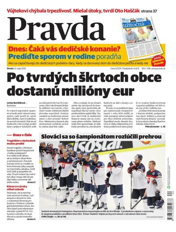 Obálka e-magazínu Pravda 13.5.2015