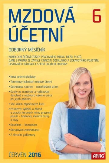 Obálka e-magazínu Mzdová účetní 2016 6/16