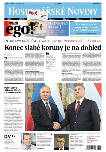 Obálka e-magazínu Hospodářské noviny 025 - 3.2.2017