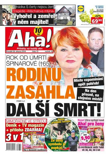 Obálka e-magazínu AHA! 26.3.2018