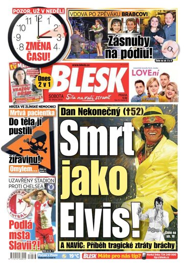 Obálka e-magazínu Blesk 30.3.2019