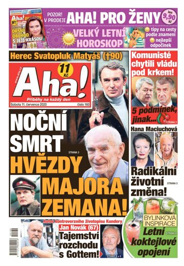 Obálka e-magazínu AHA! 11.7.2020
