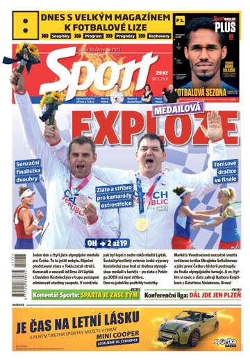Obálka e-magazínu Sport 30.7.2021