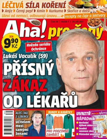 Obálka e-magazínu AHA! pro ženy 39/2021