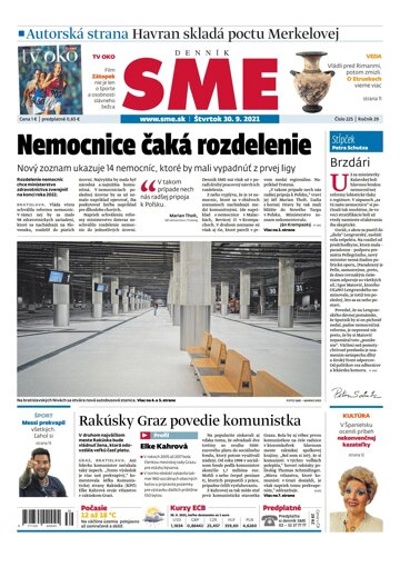 Obálka e-magazínu SME 30-9-2021