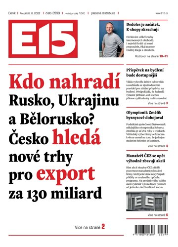 Obálka e-magazínu E15 6.6.2022