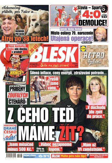 Obálka e-magazínu Blesk 24.10.2022