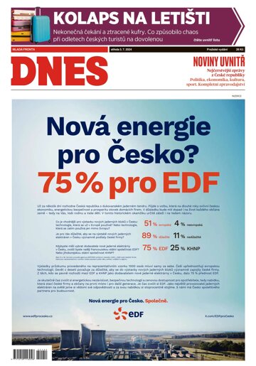 Obálka e-magazínu MF Dnes 3.7.2024