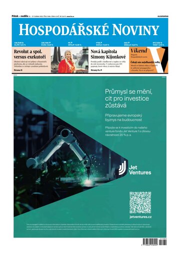 Obálka e-magazínu Hospodářské noviny 080 - 25.4.2025