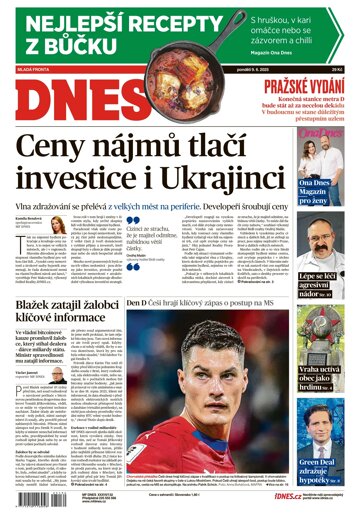 Obálka e-magazínu MF Dnes 9.6.2025