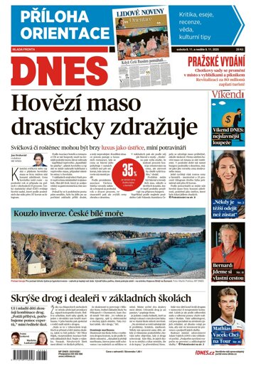 Obálka e-magazínu MF Dnes 8.11.2025