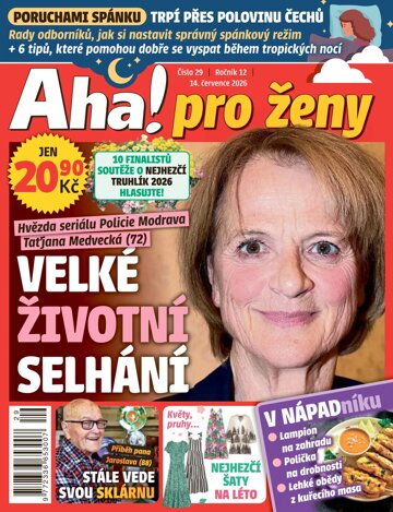 Obálka e-magazínu AHA! pro ženy 29/2026