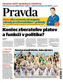 Obálka e-magazínu Pravda 15.7.2014