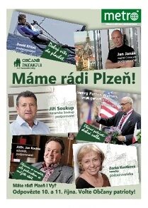 Obálka e-magazínu deník METRO speciál PLZEŇ - 17.9.2014