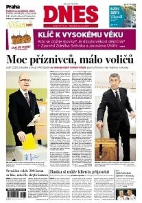 Obálka e-magazínu MF Dnes 11.10.2014